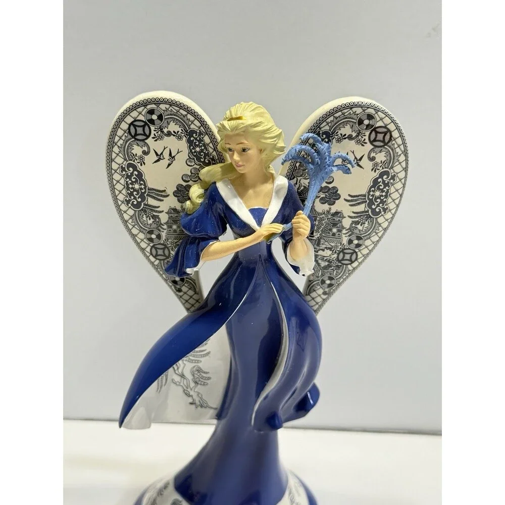 Angel of Blue Willow Find Guidance Beneath A Graceful Willow No. 0263A